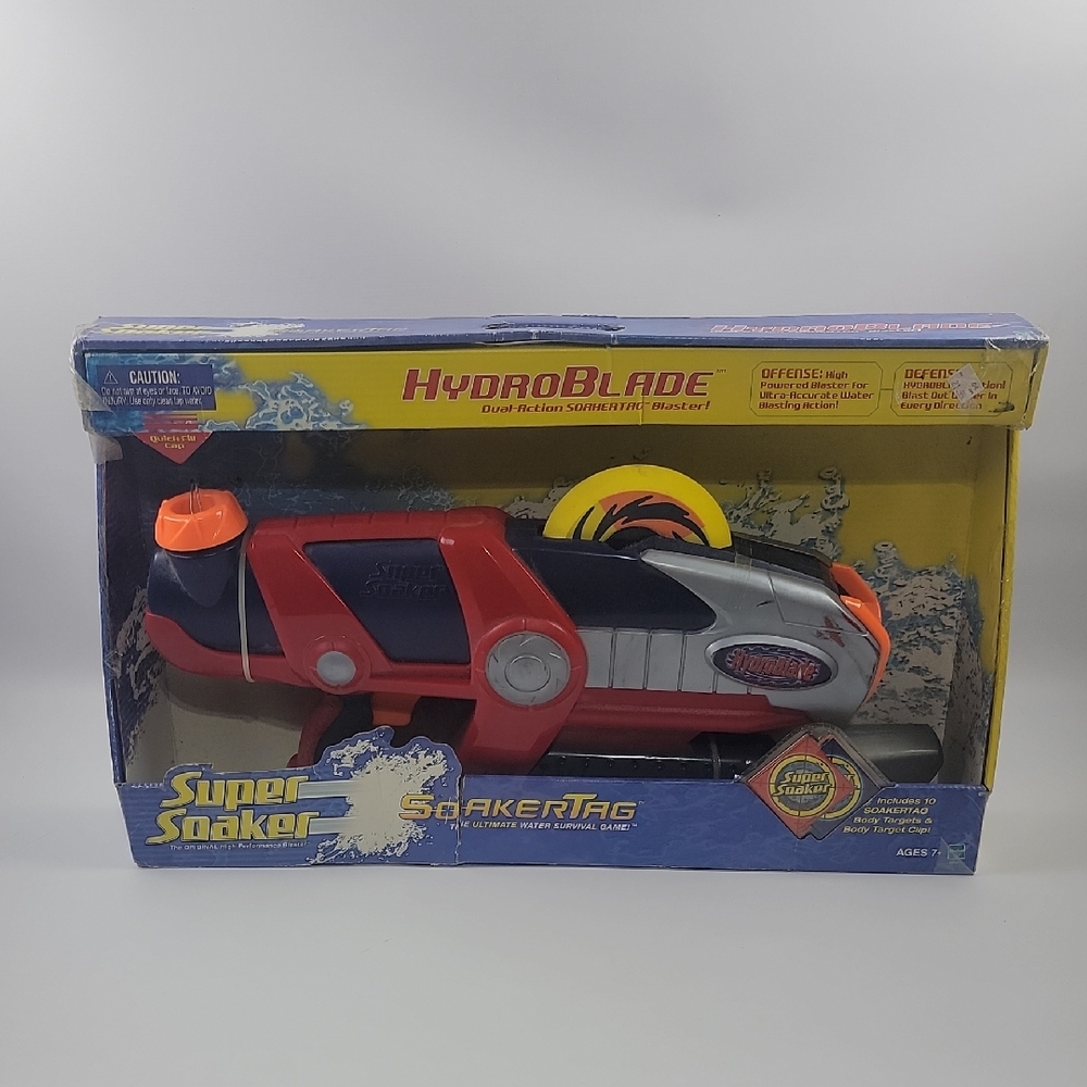 Super Soaker SoakerTag HydroBlade Water Blaster 2003 Boxed